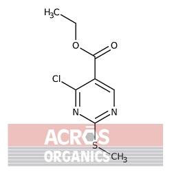 4-Chloro-2-metylotio-5-pirymidynokarboksylan etylu, 98% [5909-24-0]