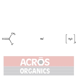 Kwas octowy, trihydrat soli sodowej, 99 +%, odczynnik ACS [6131-90-4]