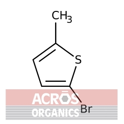 2-Bromo-5-metylotiofen, stabilizowany miedzią (0,1%) i wodorowęglanem sodu (0,4%), 95% [765-58-2]