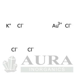 Tetrachloroaurynian(III) potasu 99,95% (na bazie metali) [13682-61-6]