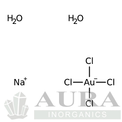 Hydrat tetrachloroauranu(III) sodu 99,95% (na bazie metali) [13874-02-7]
