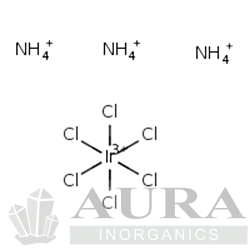 Hydrat heksachloroirydanu(III) amonu 99,95% (na bazie metali) [15752-05-3]