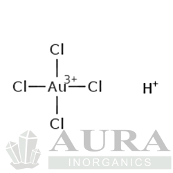 Hydrat tetrachloroauranu(III) wodoru 99,95% (na bazie metali) [27988-77-8]