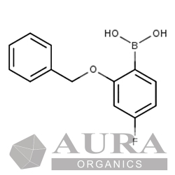 Kwas 2-benzyloksy-4-fluorofenyloboronowy 95+% [848779-87-3]