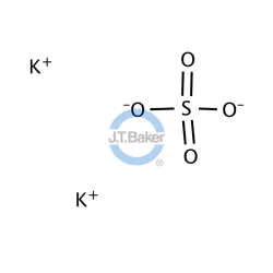 Potasu siarczan min. 99.0%, fine crystals, BAKER ANALYZED® ACS [7778-80-5]