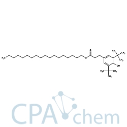 Oktadecylo 3-(3,5-di-tert-butylo-4-hydroksyfenylo)pro CAS:2082-79-3 EC:218-216-0