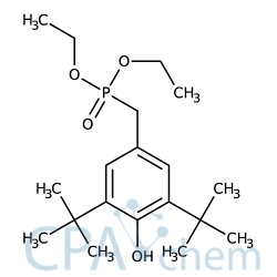 3,5-di-tert-butylo-4-hydroksybenzylofosfonian dietylu [CAS:976-56-7]