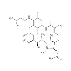 17-Dimetyloaminoetyloamino-17-demetoksygeldanamycyna [467214-20-6]