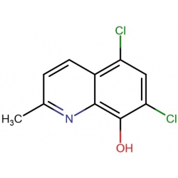5,7-Dichloro-8-hydroksy-2-metylochinolina [72-80-0]