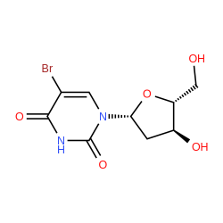 5-Bromo-2'-deoksyurydyna [59-14-3]