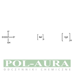 di-Sodu wodorofosforan 12 hydrat, 99%, zgodny z Ph.Eur., USP [10039-32-4]