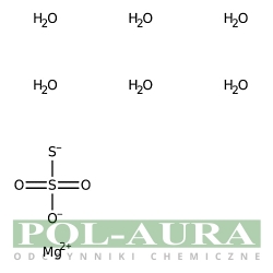 Magnezu tiosiarczan 6 hydrat [13446-30-5]