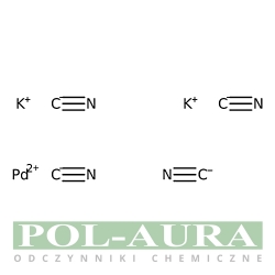 Potasu tetracyjanopalladan (II) hydrat, 99.95% (podstawa metali) [14516-46-2]