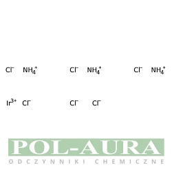 Hydrat heksachloroirydanu(III) amonu, 99,95% (na bazie metali) [15752-05-3]