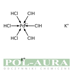 Potasu heksachloropalladan (IV), 99.95% (podstawa metali) [16919-73-6]