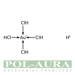 Wodoru tetrachloroaurynian (III) hydrat, 99.95% (w przeliczeniu na metale) [16961-25-4]