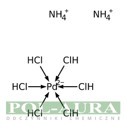 Amonu heksachloropalladan (IV), 99.95% (metal podstawa) [19168-23-1]
