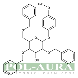 4-Metoksyfenylo 2,4,6-tri-O-benzylo-b-D-galaktopiranozyd [247027-79-8]