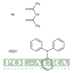 Karbonyl- trifenylofosfino-rod (I) -2,4-pentanodionian, 99.95% (podstawa metali) [25470-96-6]
