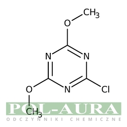 2-chloro-4,6-dimetoksy-1,3,5-triazyna [3140-73-6]