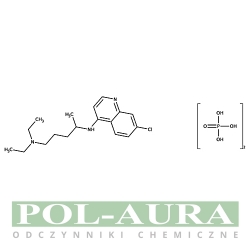 Chlorochina, sól difosforanowa [50-63-5]