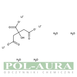 Litu cytrynian 4 hydrat, 99+% [6080-58-6]