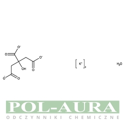 tri-Potasu cytrynian 1 hydrat, zgodny z Ph. Eur [6100-05-6]