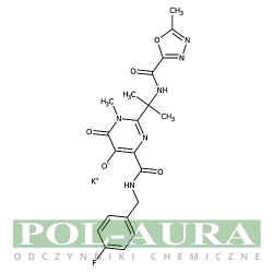 Raltegrawir sól potasowa [871038-72-1]