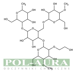 Hydroksyetyloceluloza, wysoka lepkość [9004-62-0]