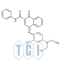 2-fenylokarbamoilo-1,4-naftochinon-4-(4-dietyloamino-2-metylofenylo)imina 98.0% [102187-19-9]