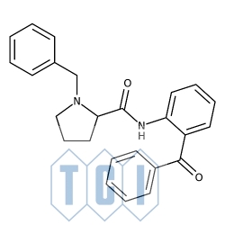 (r)-n-(2-benzoilofenylo)-1-benzylopirolidyno-2-karboksyamid 98.0% [105024-93-9]