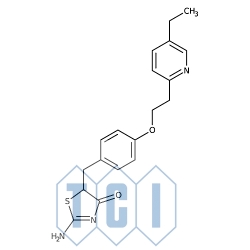 2-amino-5-[4-[2-(5-etylo-2-pirydylo)etoksy]benzylo]tiazol-4(5h)-on 98.0% [105355-26-8]