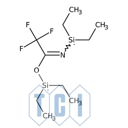 N,o-bis(dietylowodorosililo)trifluoroacetamid [jednoczesny odczynnik derywatyzujący cykliczny silylen i silil do gc] 85.0% [105384-38-1]