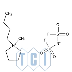 Bis(fluorosulfonylo)imid 1-butylo-1-metylopirolidyniowy 98.0% [1057745-51-3]