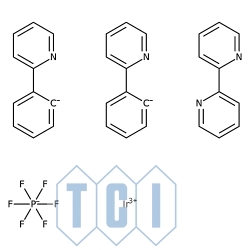 Heksafluorofosforan (2,2'-bipirydyno)bis(2-fenylopirydynato)irydu(iii) 90.0% [106294-60-4]