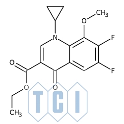 1-cyklopropylo-6,7-difluoro-1,4-dihydro-8-metoksy-4-okso-3-chinolinokarboksylan etylu 98.0% [112811-71-9]