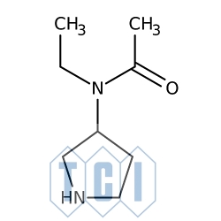 3-(n-acetylo-n-etyloamino)pirolidyna 98.0% [115445-29-9]