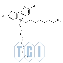 2,6-dibromo-4,4-di-n-oktyloditieno[3,2-b:2',3'-d]silol 98.0% [1160106-14-8]