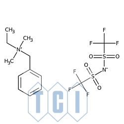 Bis(trifluorometanosulfonylo)imid benzylo(etylo)dimetyloamoniowy 98.0% [1186103-43-4]