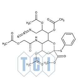 (fenylo 5-acetoksyacetamido-4,7,8-tri-o-acetylo-9-azydo-3,5,9-trideoksy-2-tio-d-glicero-ß-d-galakto-2-nonulopiranozydo)onian metylu 93.0% [1195053-25-