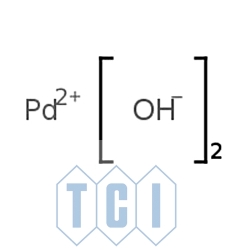 Wodorotlenek palladu (zawiera pd, pdo) na węglu (zwilżony ok. 50% wodą) [12135-22-7]