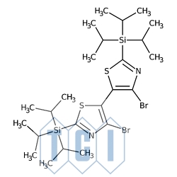 4,4'-dibromo-2,2'-bis(triizopropylosililo)-5,5'-bitiazol 98.0% [1223559-98-5]
