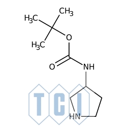 (3s)-(-)-3-(tert-butoksykarbonyloamino)pirolidyna 98.0% [122536-76-9]