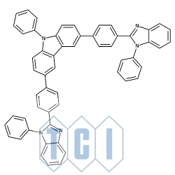 9-fenylo-3,6-bis[4-(1-fenylobenzimidazol-2-ilo)fenylo]karbazol 98.0% [1258780-50-5]