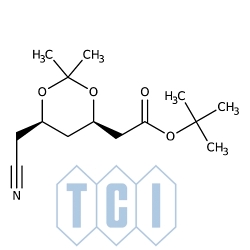 (4r,6r)-6-cyjanometylo-2,2-dimetylo-1,3-dioksano-4-octan tert-butylu 98.0% [125971-94-0]