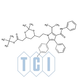 Tert-butyl (4r,6r)-2-[6-[2-[2-(4-fluorofenylo)-5-izopropylo-3-fenylo-4-(fenylokarbamoilo)pirol-1-ylo]etylo]-2, 2-dimetylo-1,3-dioksan-4-ylo]octan 98.0