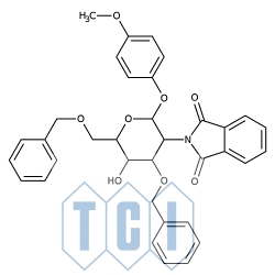 4-metoksyfenylo 3,6-di-o-benzylo-2-deoksy-2-ftalimido-ß-d-glukopiranozyd 95.0% [129575-89-9]