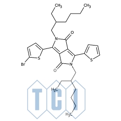 3-(5-bromo-2-tienylo)-2,5-bis(2-etyloheksylo)-6-(2-tienylo)pirolo[3,4-c]pirolo-1,4-dion 98.0% [1308671-90-0]