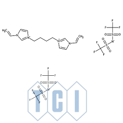 3,3'-(butano-1,4-diylo)bis(1-winylo-3-imidazoliowy) bis(trifluorometanosulfonylo)imid 98.0% [1312310-16-9]