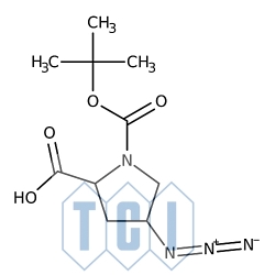 Cis-4-azydo-n-(tert-butoksykarbonylo)-l-prolina 98.0% [132622-65-2]